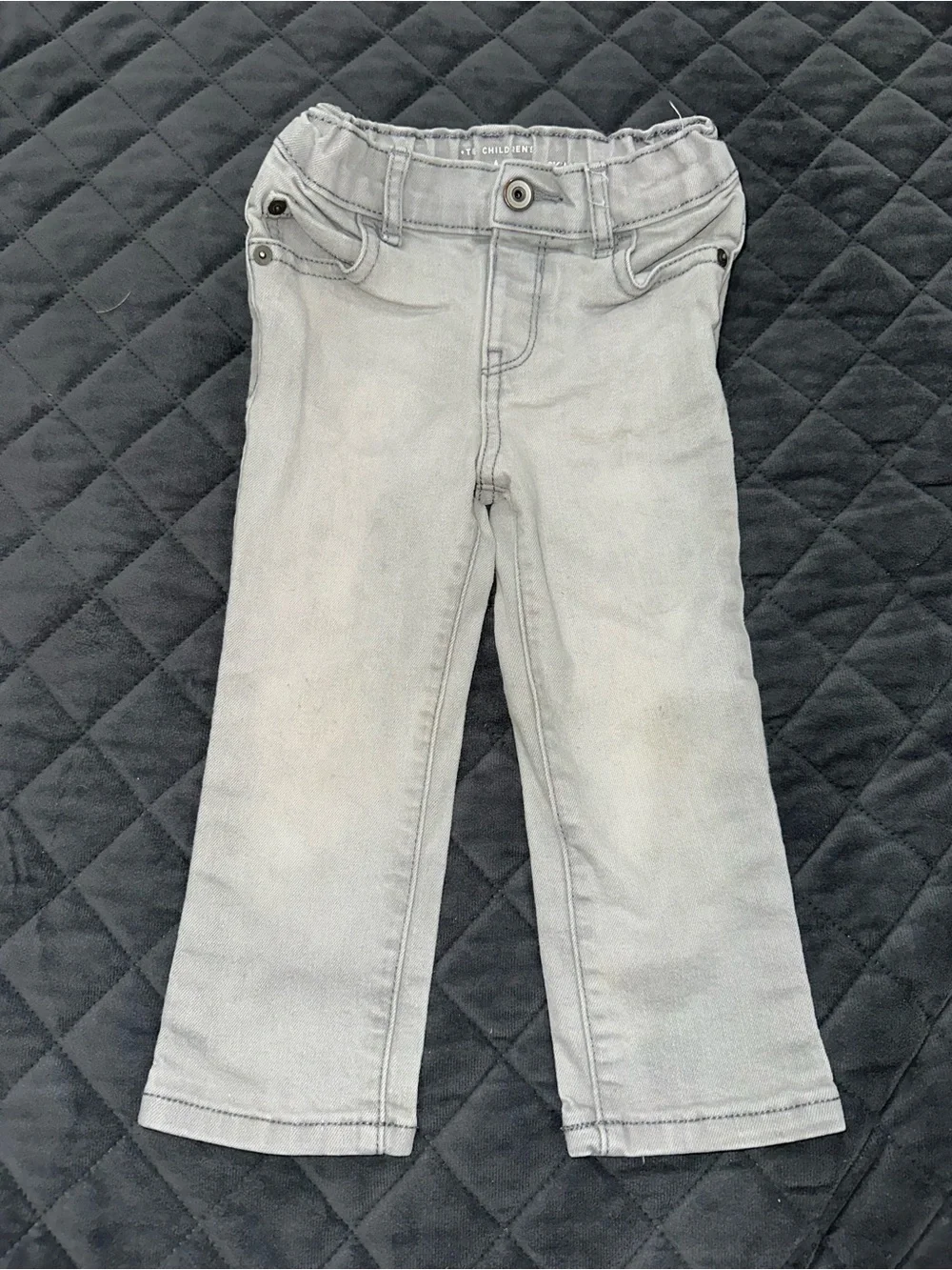 The Children's Place Light Gray Kids Stretch Denim Jeans